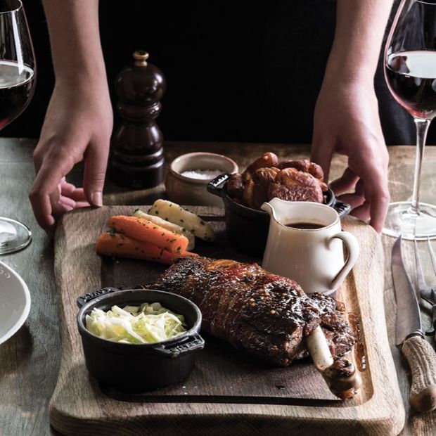 Harwood Arms food