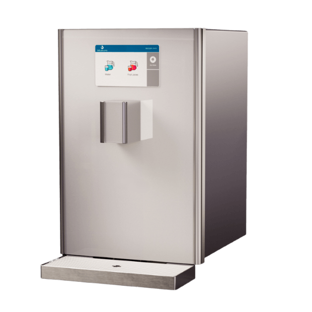 EcoPure Waters commercial filtration system with flavoured water and chilled still and sparkling water dispense