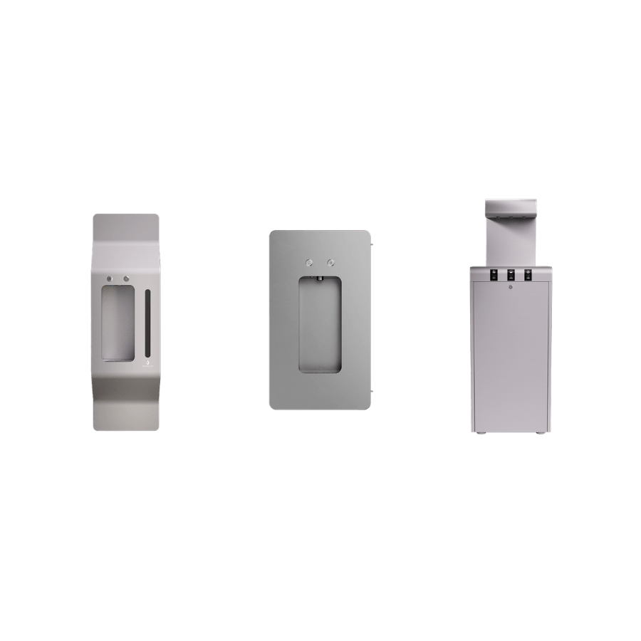 EcoPure Waters self-serve filtration system with chilled still and sparkling water dispense